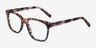Jamie Tortoise AcetateEyeglass Frames from EyeBuyDirect, Angle View