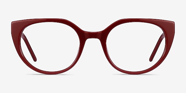 Rhyme Burgundy Acétate Montures de lunettes de vue