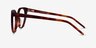 Rhyme Tortoise AcetateEyeglass Frames from EyeBuyDirect, Side View