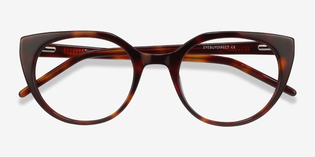 Rhyme Tortoise AcetateEyeglass Frames from EyeBuyDirect, Closed View