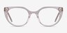 Rhyme Clear Brown AcetateEyeglass Frames from EyeBuyDirect, Front View