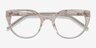 Rhyme Clear Brown AcetateEyeglass Frames from EyeBuyDirect, Closed View