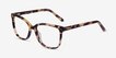 North Tortoise AcetateEyeglass Frames from EyeBuyDirect, Angle View