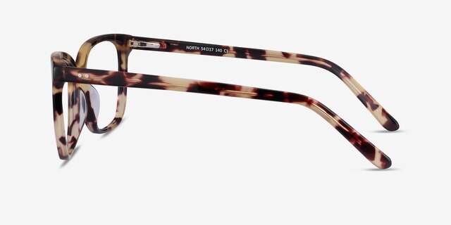 North Tortoise AcetateEyeglass Frames from EyeBuyDirect, Side View