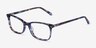 Alette Blue Floral AcetateEyeglass Frames from EyeBuyDirect, Angle View