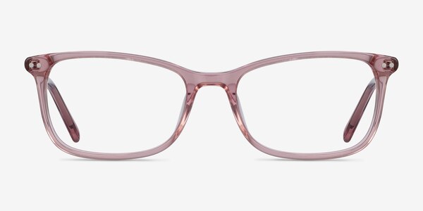 Alette Clear Pink Acétate Montures de lunettes de vue