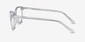 Depth Transparent AcétateMontures de lunettes de vue d'EyeBuyDirect, Vue de Côté