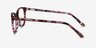 Depth Fleuries AcétateMontures de lunettes de vue d'EyeBuyDirect, Vue de Côté