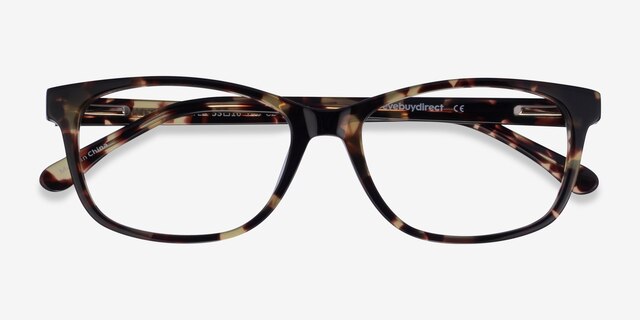 Ayla Écailles AcétateMontures de lunettes de vue d'EyeBuyDirect, Vue Rapprochée