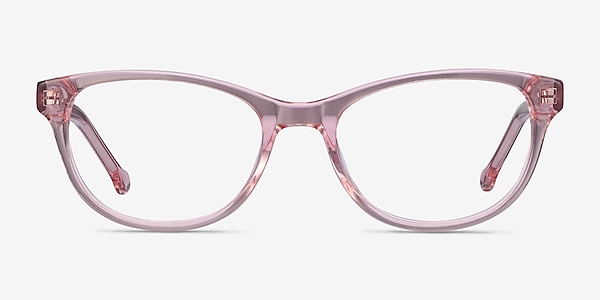 Thinker Clear Pink Acetate Eyeglass Frames