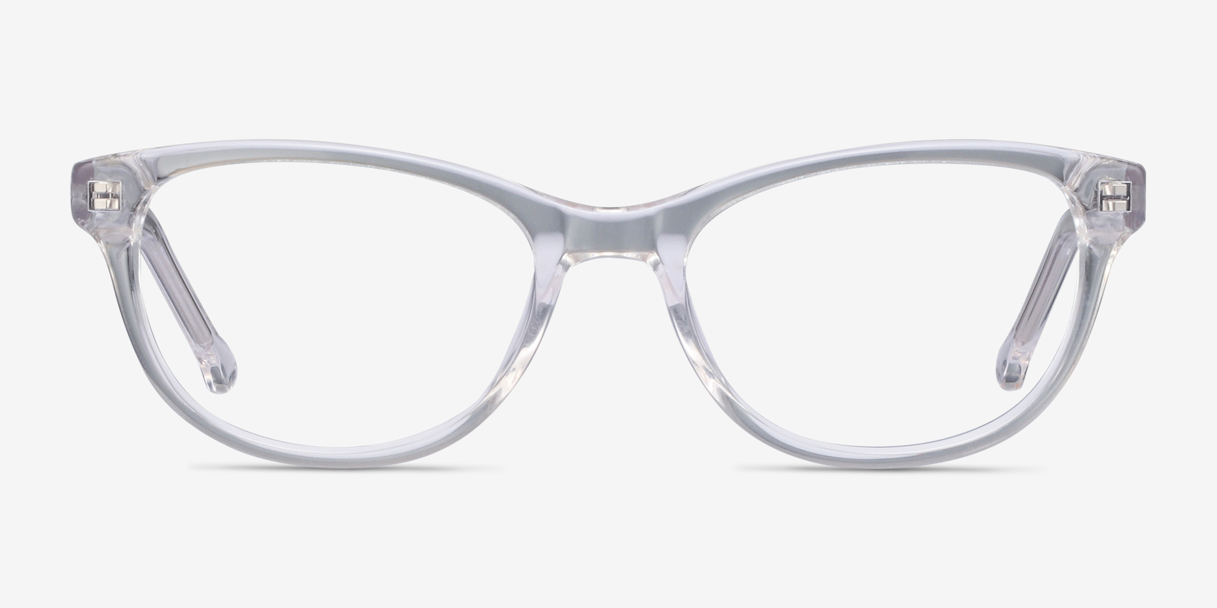 Thinker Clear Cat Eye Frames With Flair Eyebuydirect