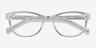 Thinker Clear AcetateEyeglass Frames from EyeBuyDirect, Closed View