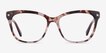 Petal Pink Tortoise AcetateEyeglass Frames from EyeBuyDirect, Front View