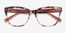 Petal Pink Tortoise AcetateEyeglass Frames from EyeBuyDirect, Closed View