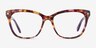Petal Purple Tortoise AcétateMontures de lunettes de vue d'EyeBuyDirect, Vue de Face