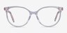 Nala Clear AcetateEyeglass Frames from EyeBuyDirect, Front View