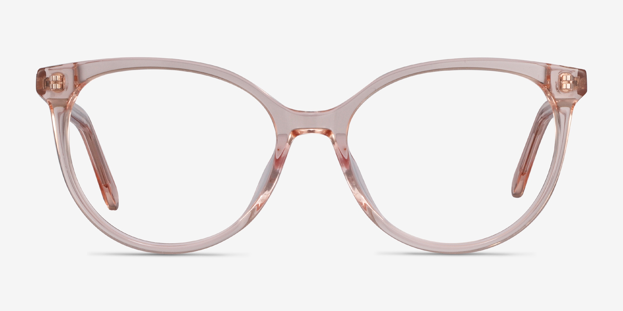 Clear pink hotsell frame sunglasses