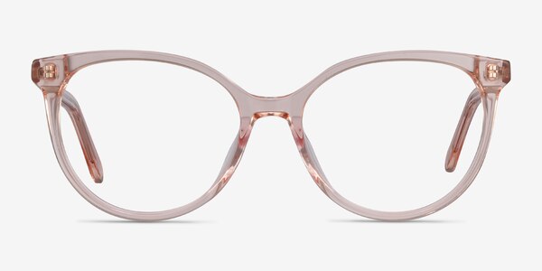 Nala Clear Pink Acetate Eyeglass Frames