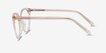 Nala Clear Pink AcetateEyeglass Frames from EyeBuyDirect, Side View