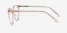 Nala Clear Pink AcetateEyeglass Frames from EyeBuyDirect, Side View