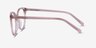 Nala Clear Purple AcétateMontures de lunettes de vue d'EyeBuyDirect, Vue de Côté