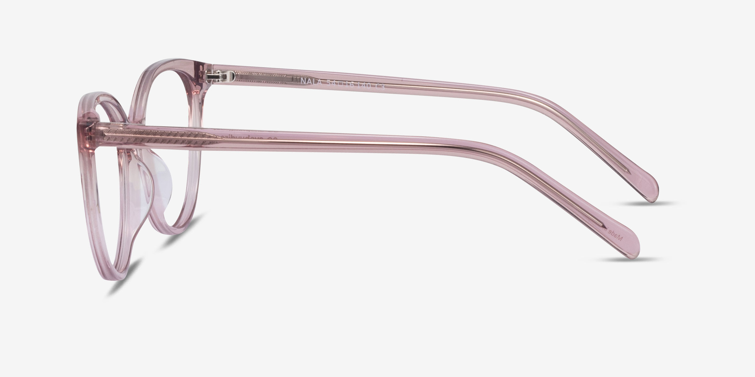 Nala Cat Eye Clear Purple Glasses for Women Eyebuydirect Canada