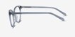 Nala Clear Blue AcetateEyeglass Frames from EyeBuyDirect, Side View