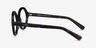 Groove Bleu AcétateMontures de lunettes de vue d'EyeBuyDirect, Vue de Côté