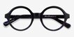 Groove Blue AcetateEyeglass Frames from EyeBuyDirect, Closed View