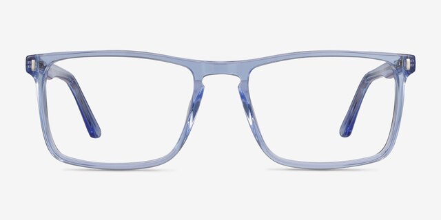 Arise Blue AcetateEyeglass Frames from EyeBuyDirect, Front View