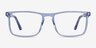 Arise Blue AcetateEyeglass Frames from EyeBuyDirect, Front View