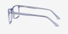Arise Blue AcetateEyeglass Frames from EyeBuyDirect, Side View