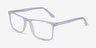 Arise Purple Striped AcetateEyeglass Frames from EyeBuyDirect, Angle View