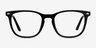 Honor Black AcetateEyeglass Frames from EyeBuyDirect, Front View