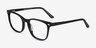Honor Black AcetateEyeglass Frames from EyeBuyDirect, Angle View