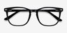 Honor Black AcetateEyeglass Frames from EyeBuyDirect, Closed View
