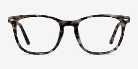 Honor Gray Tortoise Acétate Montures de lunettes de vue d'EyeBuyDirect, Vue de Face