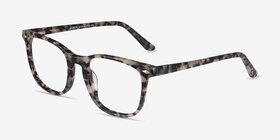Honor Gray Tortoise Acétate Montures de lunettes de vue d'EyeBuyDirect, Vue d'Angle