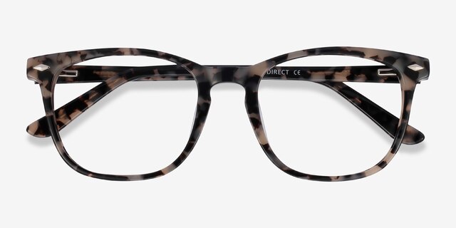 Honor Gray Tortoise AcetateEyeglass Frames from EyeBuyDirect, Closed View