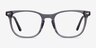 Honor Clear Gray AcetateEyeglass Frames from EyeBuyDirect, Front View