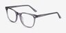 Honor Clear Gray AcetateEyeglass Frames from EyeBuyDirect, Angle View