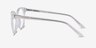 Pursuit Clear AcetateEyeglass Frames from EyeBuyDirect, Side View