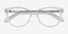 Pursuit Clear AcetateEyeglass Frames from EyeBuyDirect, Closed View