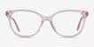 Pursuit Pink AcetateEyeglass Frames from EyeBuyDirect, Front View