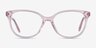 Pursuit Pink AcetateEyeglass Frames from EyeBuyDirect, Front View