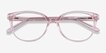 Pursuit Pink AcetateEyeglass Frames from EyeBuyDirect, Closed View