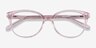 Pursuit Pink AcetateEyeglass Frames from EyeBuyDirect, Closed View