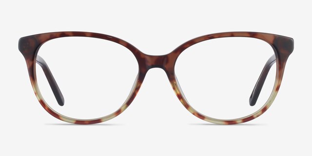 Pursuit Tortoise AcetateEyeglass Frames from EyeBuyDirect, Front View