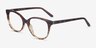 Pursuit Tortoise AcetateEyeglass Frames from EyeBuyDirect, Angle View