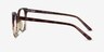 Pursuit Tortoise AcetateEyeglass Frames from EyeBuyDirect, Side View